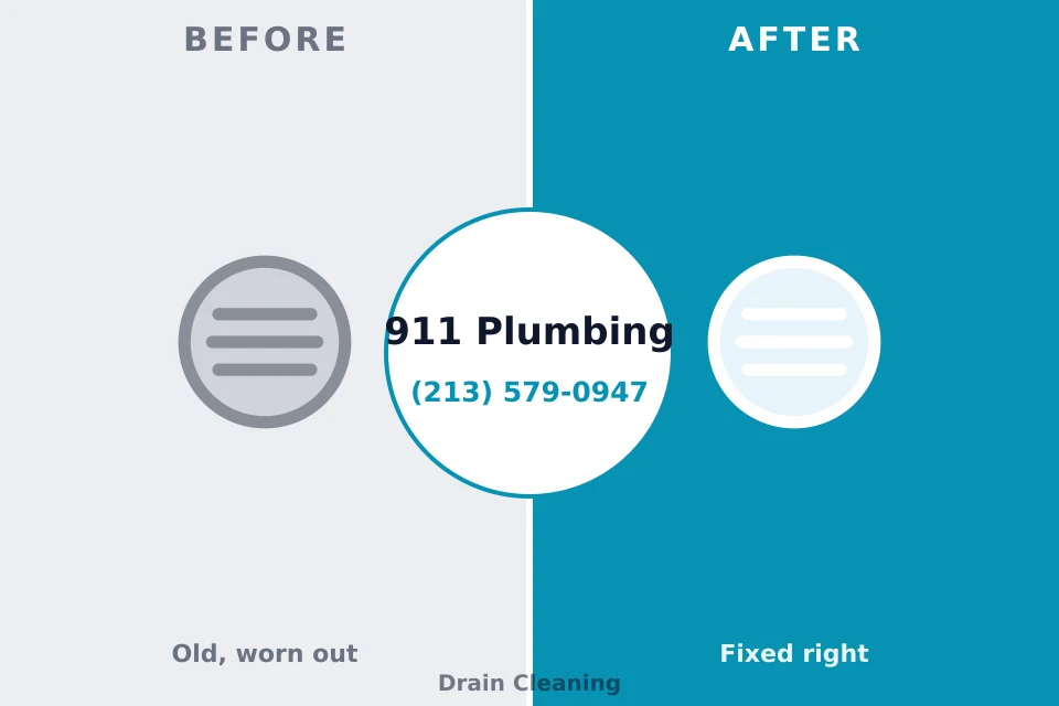 Before and after: plumbing repair Fayetteville, GA